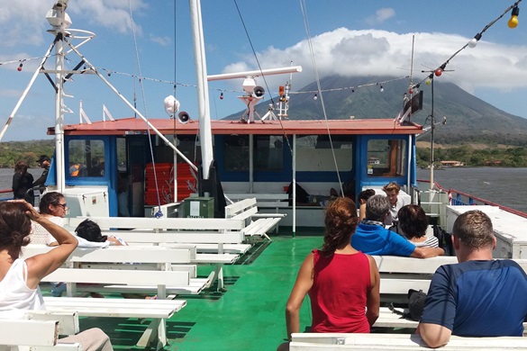 Auf der Fähre nach Ometepe